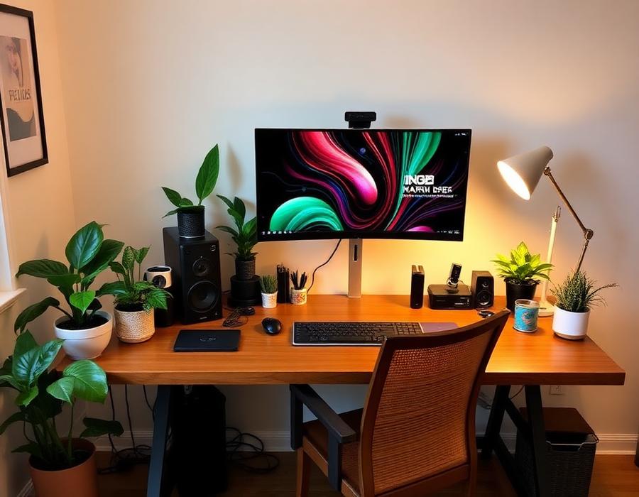 Setup Cozy Wood de @rafa.home